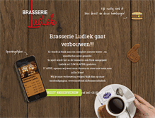 Tablet Screenshot of brasserieludiek.nl